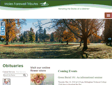 Tablet Screenshot of molesfarewelltributes.com